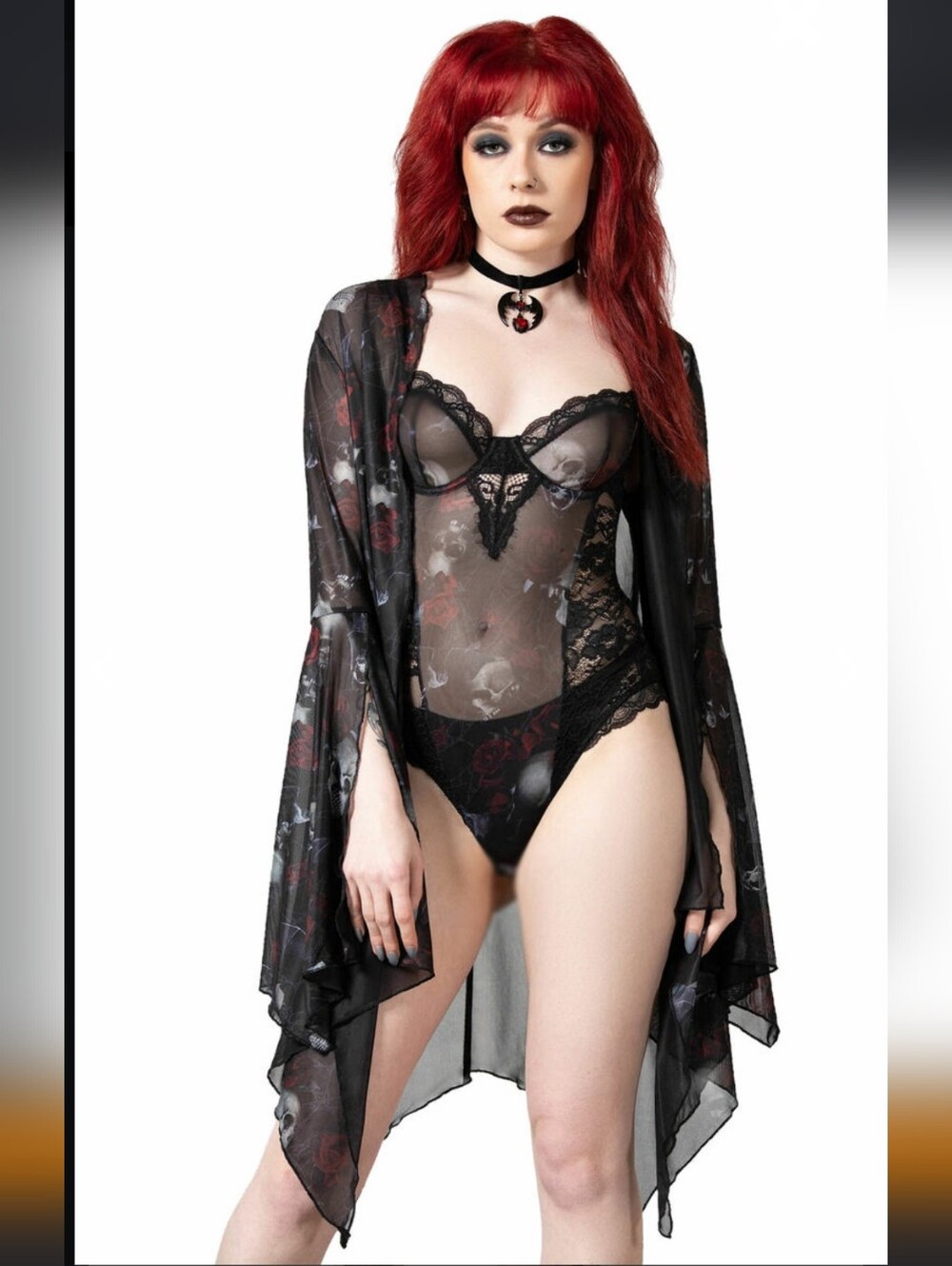 Killstar Fairy Moss Mesh Cover Up